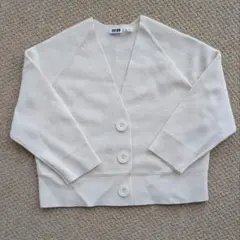 UNIQLO U カーディガン 100-110 アイボリー