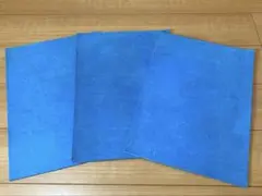 床革　イタリアンレザー　スカイブルー　A4 3枚 ブッテーロ　レザークラフト