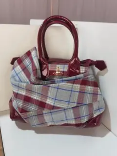 バーガンディ ハンドバッグ