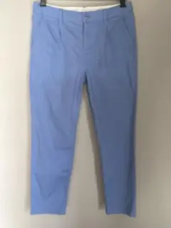 a.v.v ストレッチコットンテーパードパンツ　ブルー