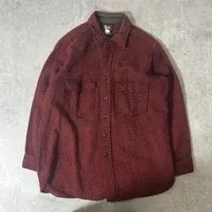 50s60s WOOLRICH WOOL SHIRT "GINGHAM" USA