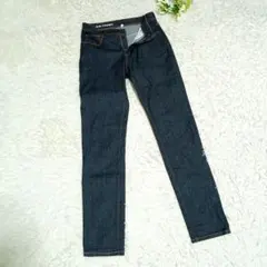 無印良品/MUJI/スリムデニム/24㌅/S相当/ストレート/ストレッチ性あり