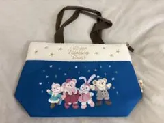 ダッフィー　トートバッグ　ウィンター・トゥインクリング・タウン