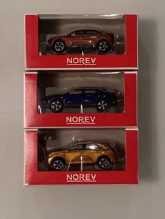 シトロエン　C4 C5X DS7 ノレブ　3インチ　ミニカー　３台セットのサムネイル