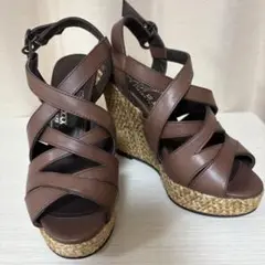 ほぼ未使用 SEVEN TWELVE THIRTY ウェッジサンダル 　5341