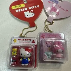ハローキティ&マイメロ　ミニチュアパッケージチャーム