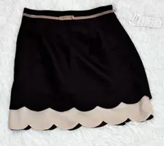 フレアスカート Mサイズ こげ茶　未使用品のサムネイル