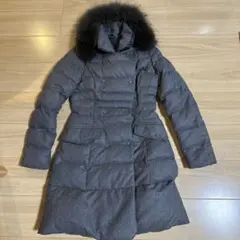 極美品✨ HETREGO 高級生地カノニコ ウール ダウンコート Aライン 42 極美品✨ HETREGO 高級生地カノニコ ウール ダウンコート Aライン 42