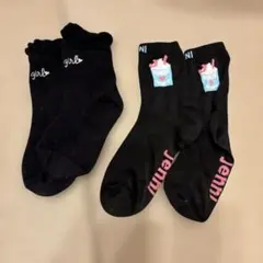 JENNI ソックス 他2足セット ブラック