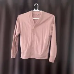 ユニクロ　カットソーカーディガン　ピンク　Ｓサイズ