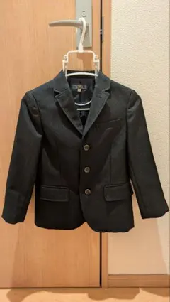 HusHusH ストライプブラックフォーマル120センチ 3点セット