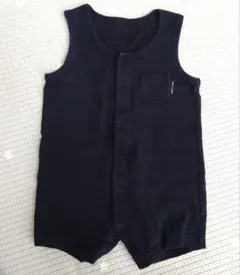 コムサフォセット　ネイビー ロンパース　サロペット　80サイズ