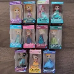 Qposket ディズニープリンセス 全11体セット