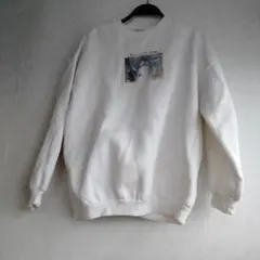 LUNACION ベルト・モネ 絵画プリント スウェット Mサイズ（大きめ）着払