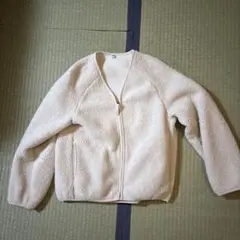UNIQLO アイボリー フリースジャケット S