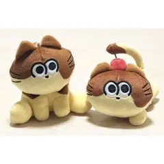 新品　子猫のぷりん　マスコット ぬいぐるみ　プライズ 限定　2個セット