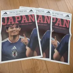 日本代表 adidas 新ユニフォーム PITCH PRESS ３部セット