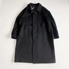 美品【GentLaurel】カシミヤ100 ステンカラーコート ロング 比翼 L