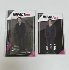IMP. IMPACTors 新品未開封　アクリルスタンド　特典　グッズ　CD等 未開封・翌日発送】IMPACTors IMP. 椿泰我 アクスタ&ステッカー - メルカリ