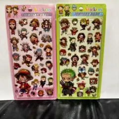 ワンピース　立体シール 3D 2枚セット
