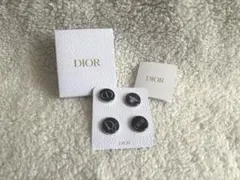 DIOR 未使用 ディオール ピンバッジ bee 蜂 ロゴ ブラック シルバー