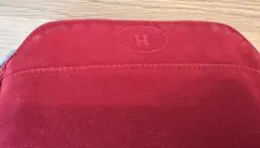 HERMES ポーチ レッド キャンバスのサムネイル