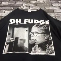 80s 映画 AChristmasStory OH FUDGE ムービーtシャツ