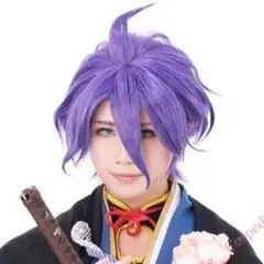 値下げ　刀剣乱舞　歌仙兼定　コストモ　ウィッグ付き 歌仙兼定 ウィッグ コスプレ 刀剣乱舞 - メルカリ