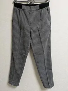 グレー ストライプ スラックス（美品）　L