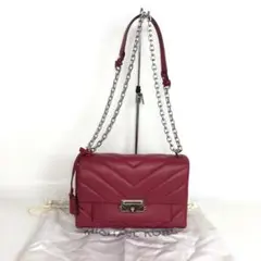MICHAEL KORS マイケルコース Cece キルティング レッド レザーのサムネイル