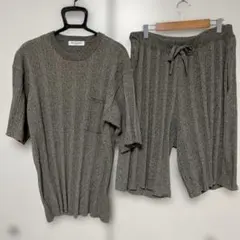 GELATO PIQUE メンズルームウェア グレー系　セットアップ