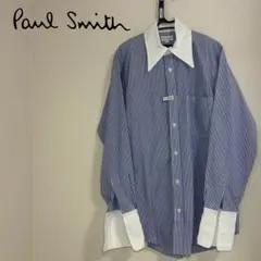 【極美品】Paul Smith London 長袖ドレスシャツ ダブルカフス