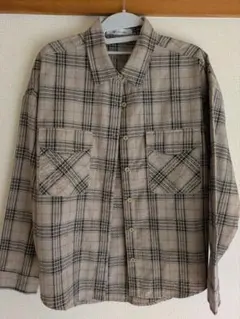 【archives】ブラウンチェック柄シャツ