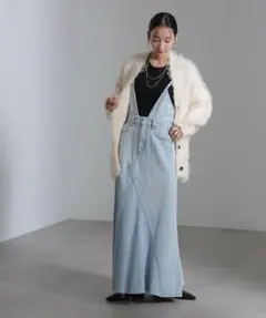 ナノユニバース　2wayデニムスカート