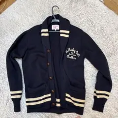 Duffers ネイビー カーディガン Lのサムネイル