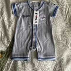 Dodgers MLB ロンパース 80サイズ ブルー