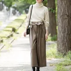 アダムエロペ チェックパンツ