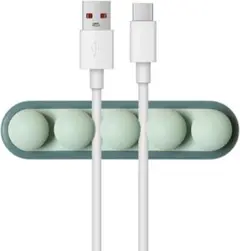 ケーブル コード オーガナイザー、エンドウ豆ケーブル クリップ ２個 E136