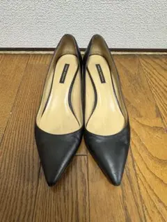 【Fabio Rusconi/ファビオルスコーニ】ポインテッド本革パンプス38