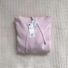 GU ヘビーウェイトスウェットショートパーカ　ピンク