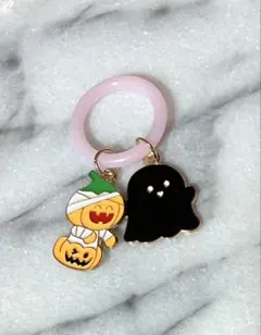 ハロウィン おばけとミイラかぼちゃの目印マーカー ハンドメイド