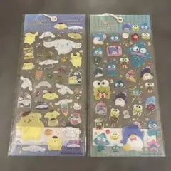 クリアキャンディシール　ポムポムプリン　シナモンロール　ハンギョドン　２点セット