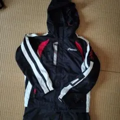 スキーウェア　phenix フード付きジャケット 黒/白/赤