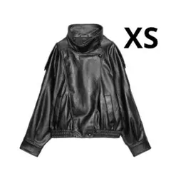 【新品】 ZARA フェイクレザージャケット XS