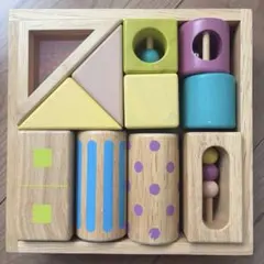 エド・インター 音いっぱいつみき 木製 知育玩具 森の遊び道具シリーズ　赤ちゃん