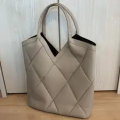 トートバッグ　ベージュ