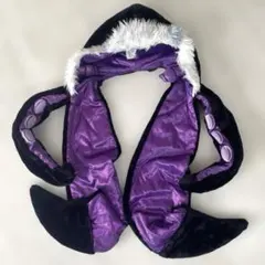 ディズニー　アースラ　マフラー手袋付きファンキャップ　ヴィランズ　ハロウィン