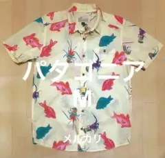 希少 パタゴニア 海水魚柄 アロハシャツ M イエロー 美品 2020 パタロハ