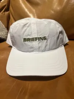 【未使用】ブリーフィング BRIEFING キャップ ホワイト 白