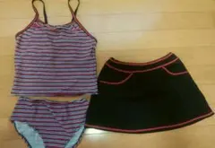 未使用　ジュニア水着セパレート　150サイズ　3点セット